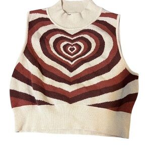 Women’s Retro Cropped Sleeveless Top MEDIUM